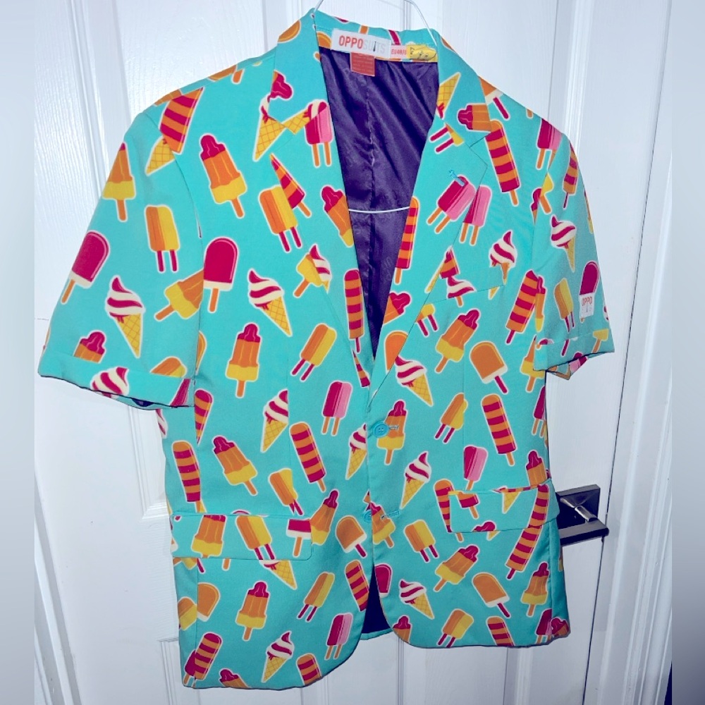Young men’s summer suit